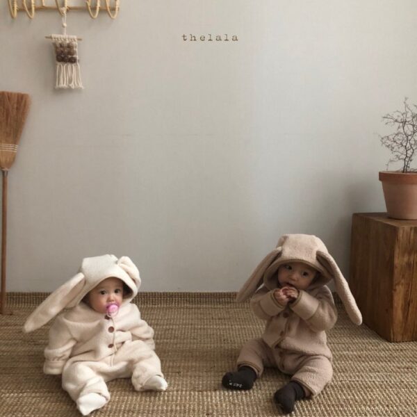 <b>THELALA連身衣</b>Winter 퍼프토끼슈트 60-86CM
