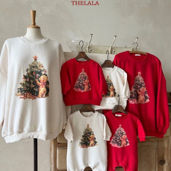<b>THELALA衛衣</b>Winter 트리곰MTM 65-115CM 親子裝