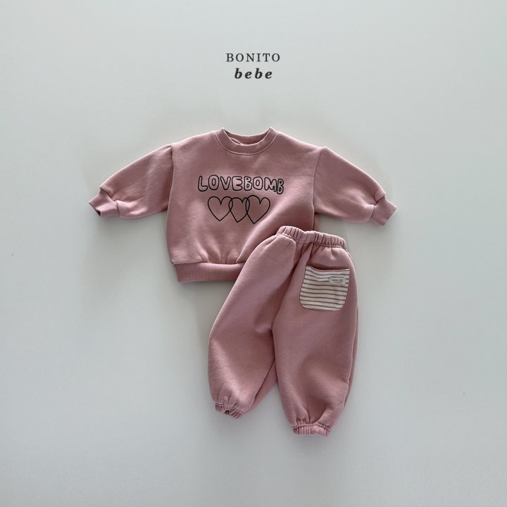 <b>BONITO衛衣</b>Winter 러브밤맨투맨 3-18M