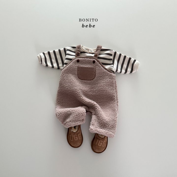 <b>BONITO連身衣</b>Winter 뽀글멜빵팬츠 3-18M