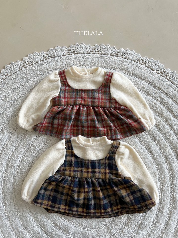 <b>THELALA洋裝</b>Winter 스쿨BL 65-115CM