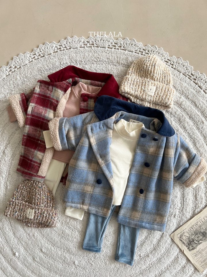 <b>THELALA外套</b>Winter모네체크JK 65-115CM