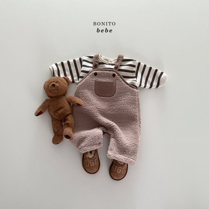 <b>BONITO連身衣</b>Winter 뽀글멜빵팬츠 3-18M