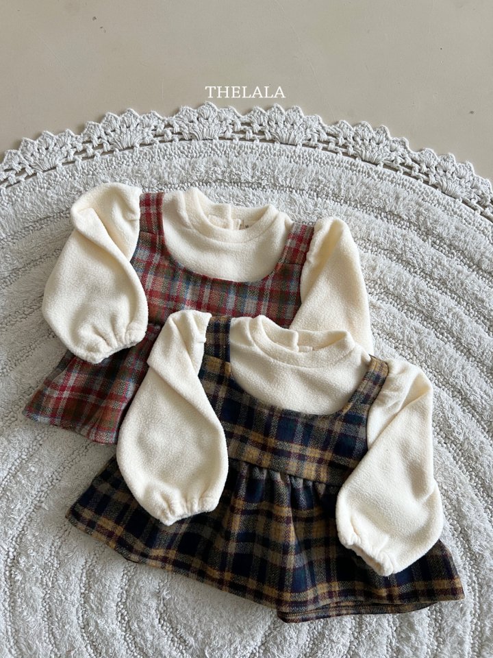 <b>THELALA洋裝</b>Winter 스쿨BL 65-115CM