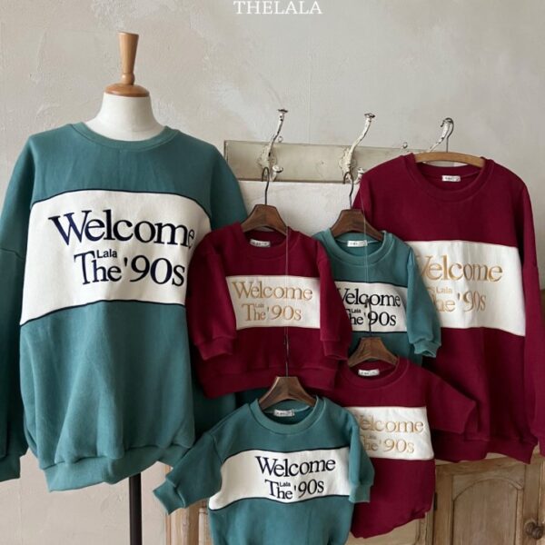 <b>THELALA衛衣</b>Winter 웰컴MTM 65-115CM 親子裝
