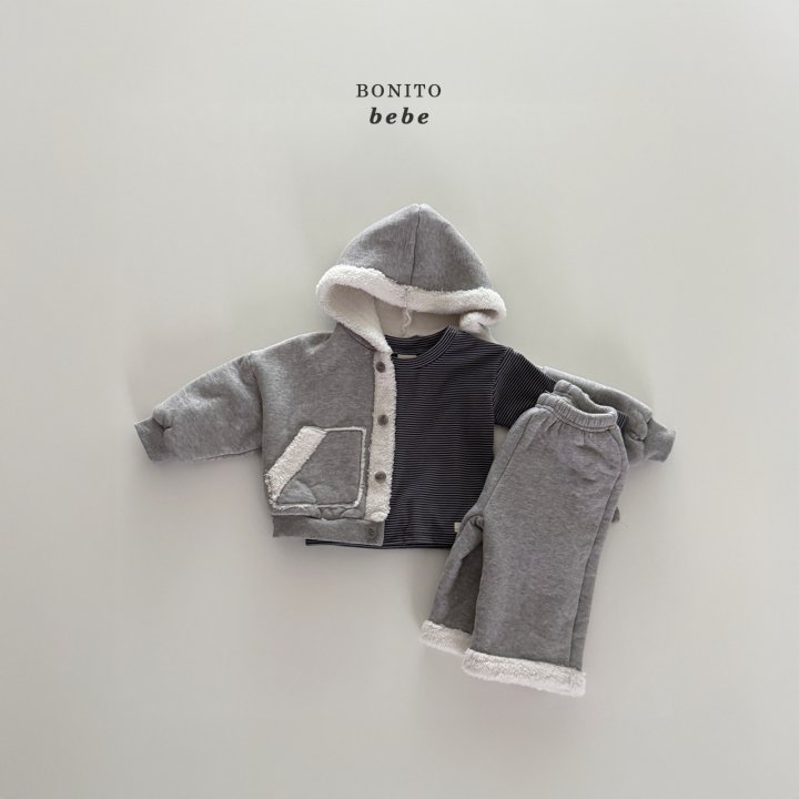 <b>BONITO外套</b>Winter 데끼보아후드가디건  3-18M