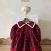 <b>THELALA洋裝</b>Winter 스윗체크OPS 65-115CM