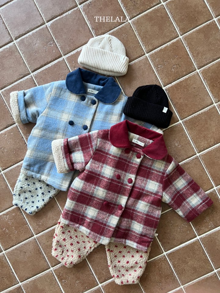 <b>THELALA外套</b>Winter모네체크JK 65-115CM