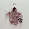 <b>BONITO連身衣</b>Winter 누빔체크후드슈트 3-18M