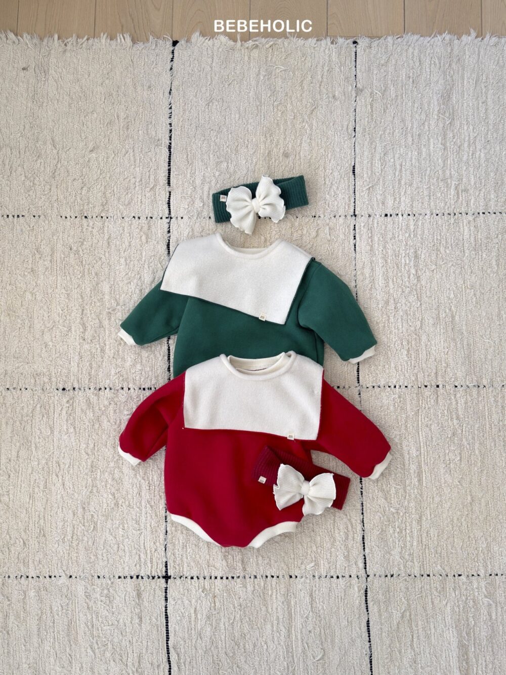 <b>BEBEHOLIC包屁衣</b>Winter 로엘케이프세트  3-18M