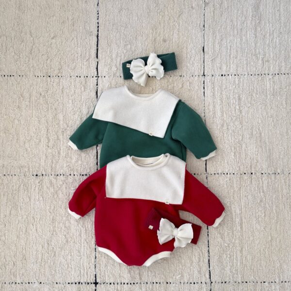 <b>BEBEHOLIC包屁衣</b>Winter 로엘케이프세트  3-18M