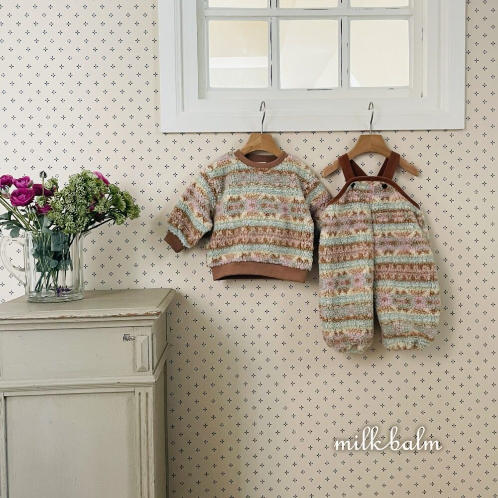 <b>MILKBALM吊帶褲</b>Winter 솜사탕 오버롤 0-18M
