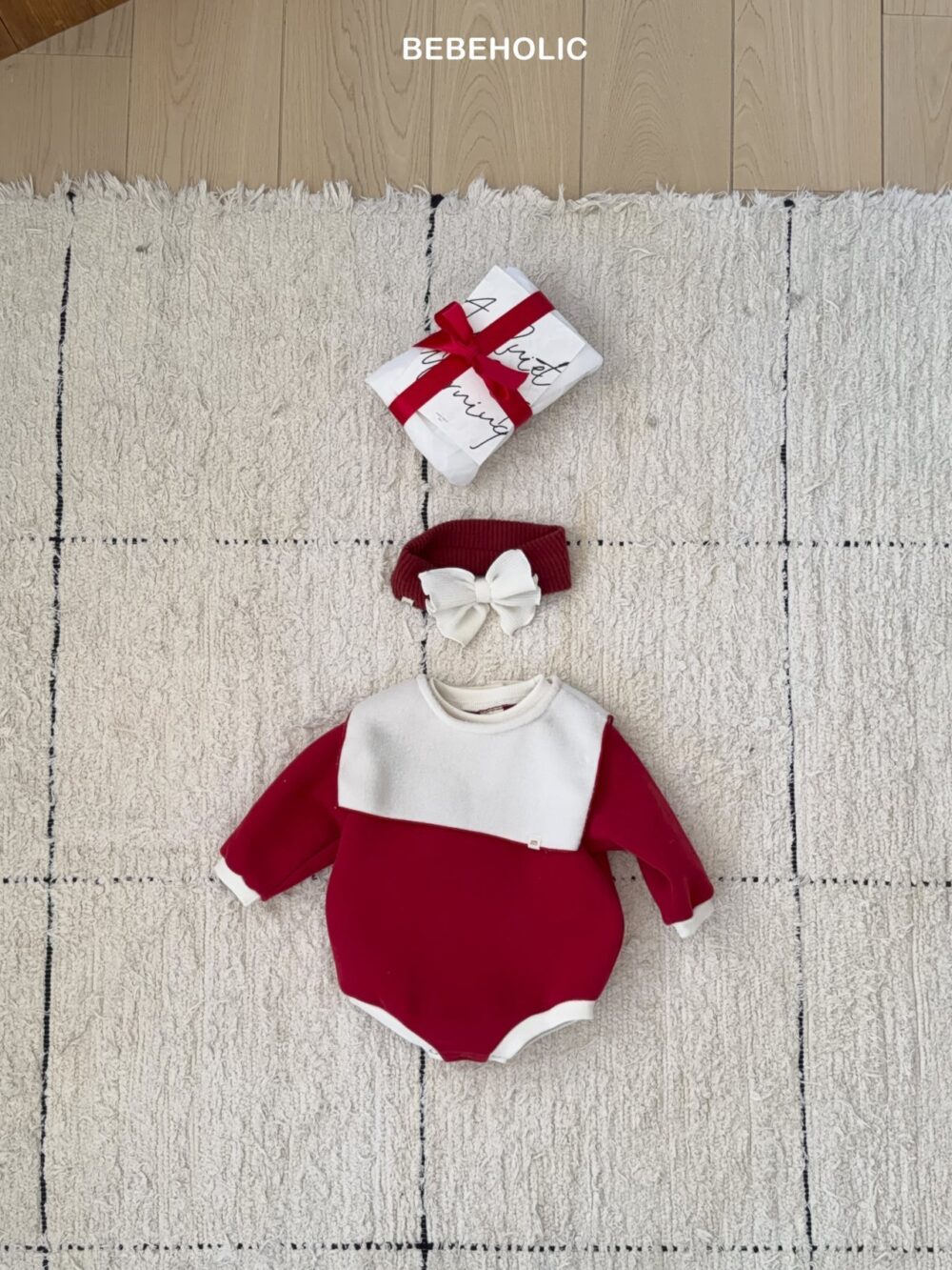 <b>BEBEHOLIC包屁衣</b>Winter 로엘케이프세트  3-18M