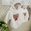 <b>MILKBALM包屁衣</b>Winter 곰돌이 자수 슈트 0-18M