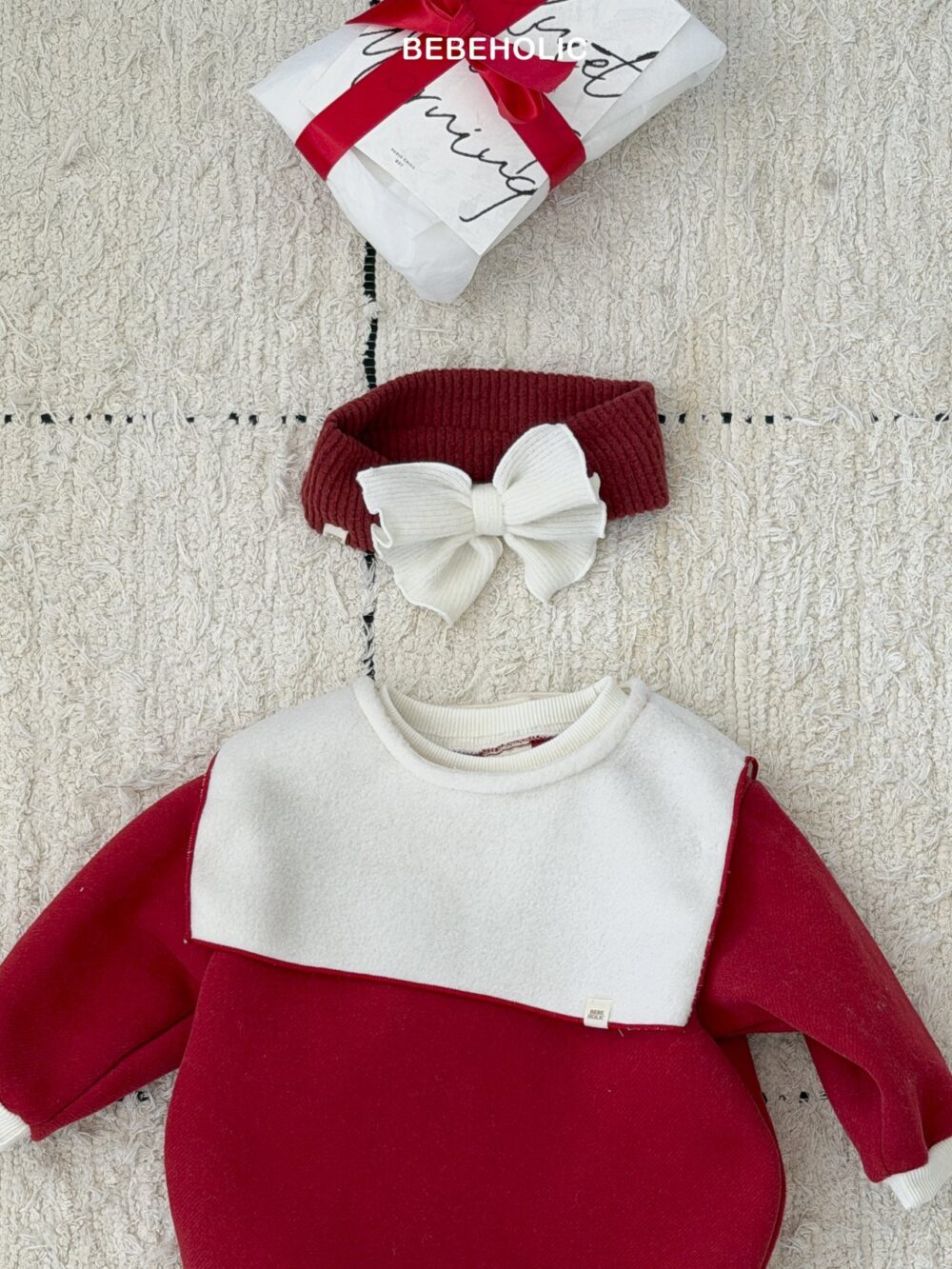 <b>BEBEHOLIC髮飾</b>Winter 징글벨헤어밴드 3-18M