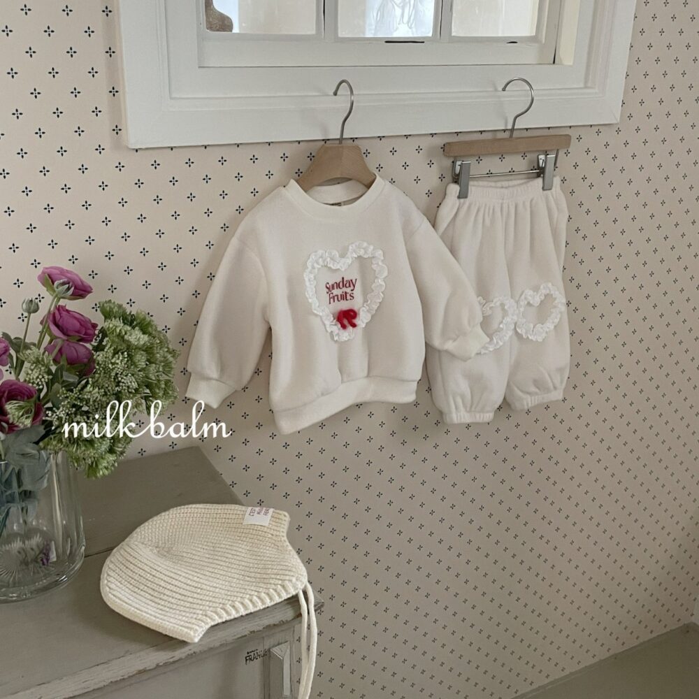 <b>MILKBALM衛衣</b>Winter 하트 맨투맨 75-125CM