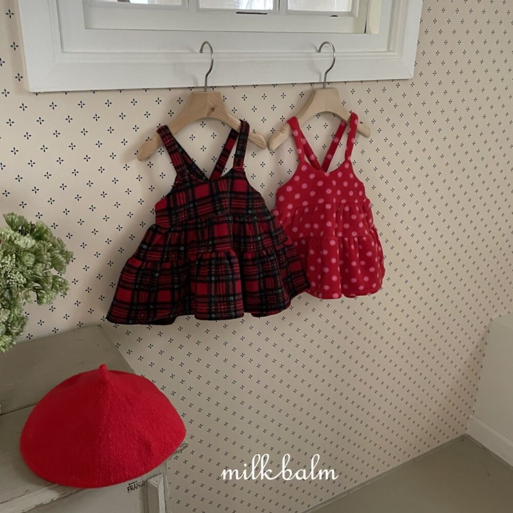 <b>MILKBALM洋裝</b>Winter 레아캉캉 75-125CM