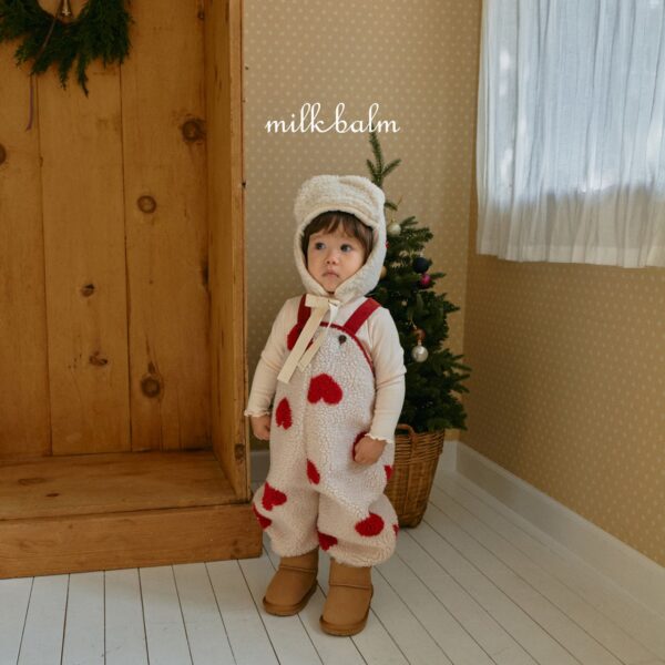 <b>MILKBALM吊帶褲</b>Winter 솜사탕 오버롤 0-18M