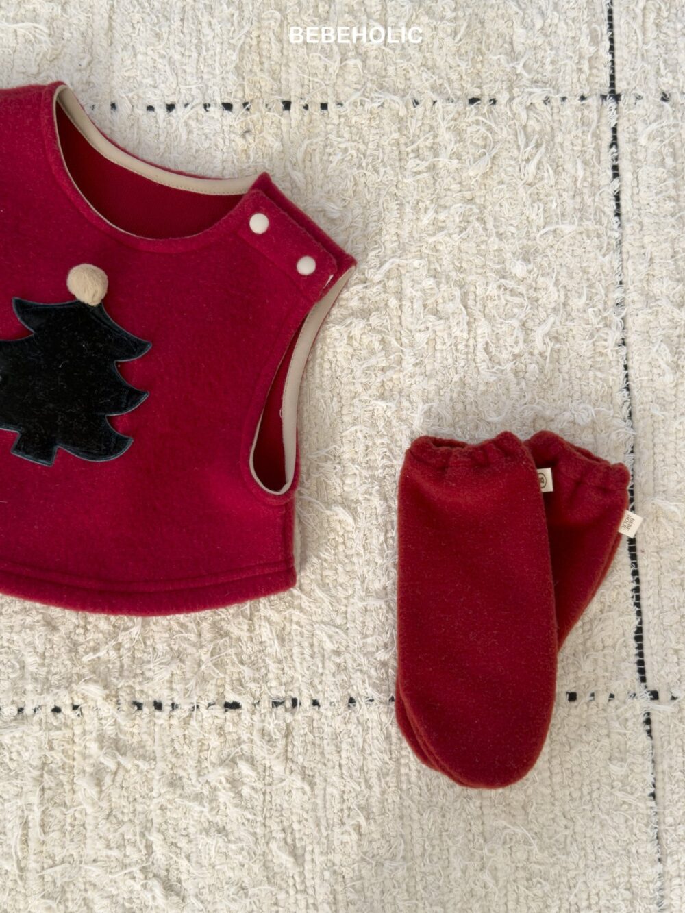 <b>BEBEHOLIC襪子</b>Winter 징글벨니삭스 3-18M