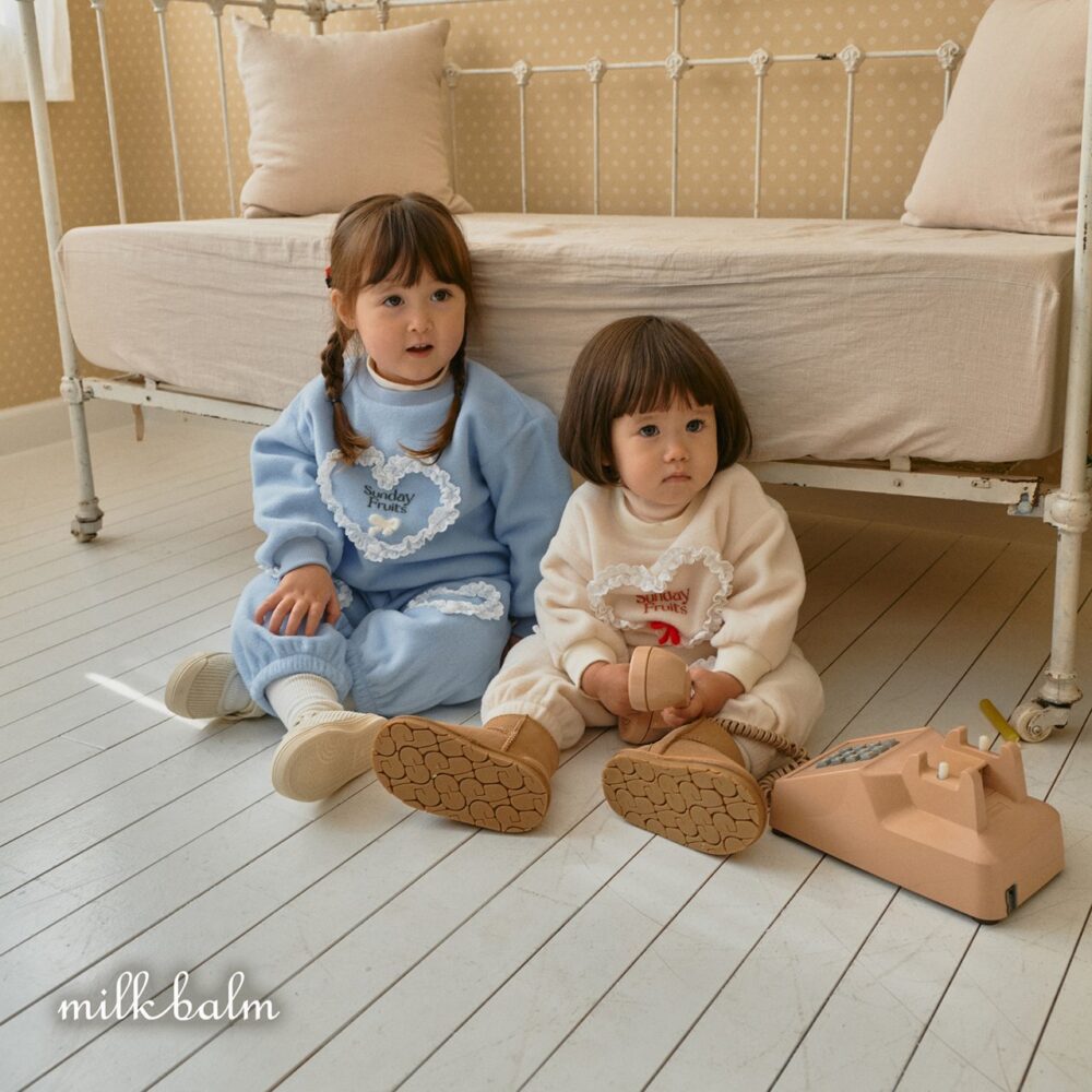 <b>MILKBALM衛衣</b>Winter 하트 맨투맨 75-125CM