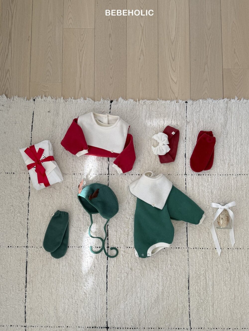 <b>BEBEHOLIC髮飾</b>Winter 징글벨헤어밴드 3-18M