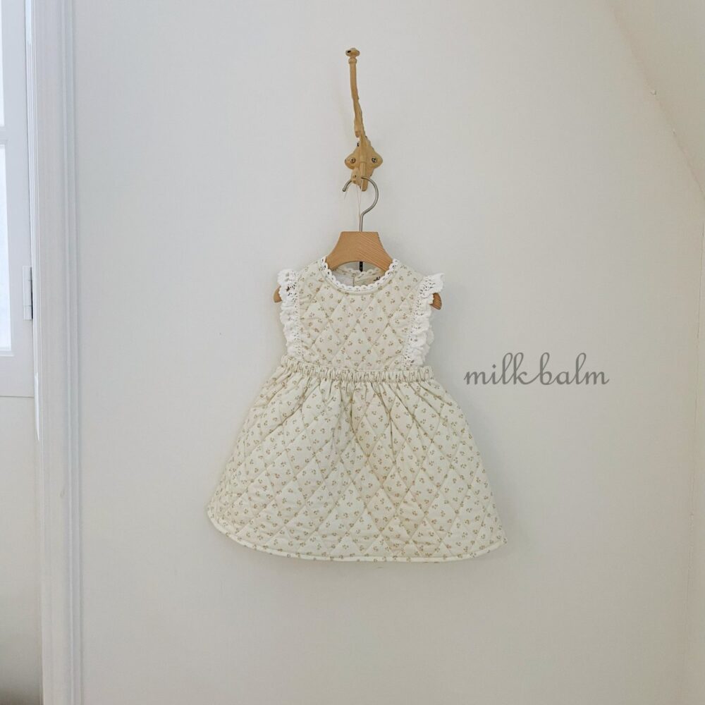 <b>MILKBALM洋裝</b>Winter 로라퀼팅75-125CM