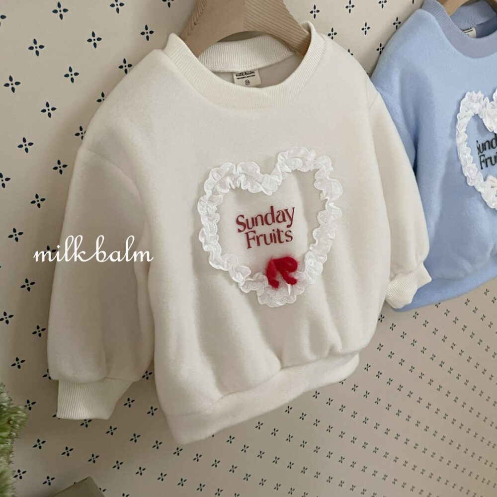 <b>MILKBALM衛衣</b>Winter 하트 맨투맨 75-125CM