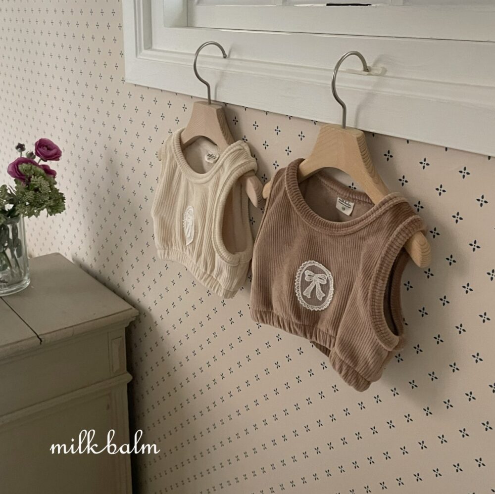 <b>MILKBALM背心</b>Winter 밍크 베스트 75-125CM
