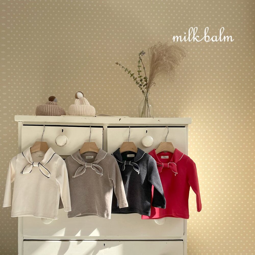 <b>MILKBALM上衣</b>Winter 밀크 세일러티(겨울) 75-125CM
