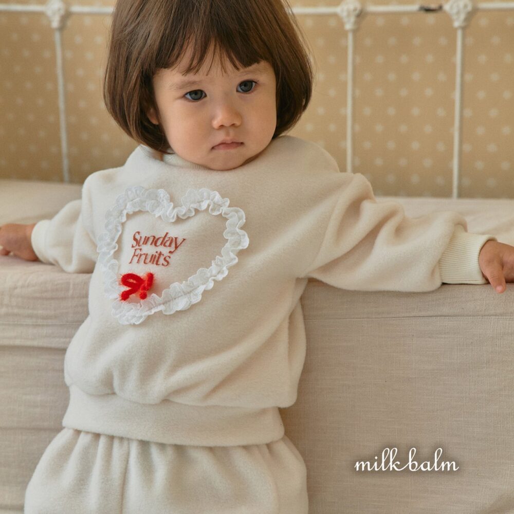 <b>MILKBALM衛衣</b>Winter 하트 맨투맨 75-125CM