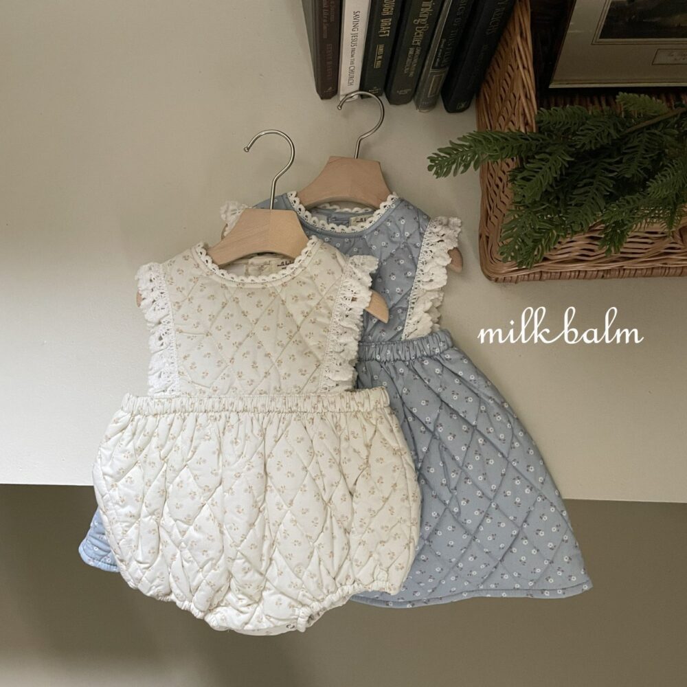 <b>MILKBALM洋裝</b>Winter 로라퀼팅75-125CM