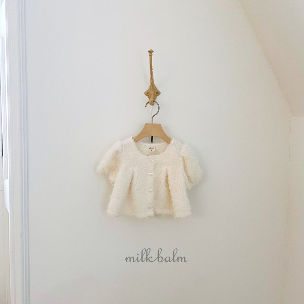 <b>MILKBALM罩衫</b>Winter 부클 가디건 75-125CM