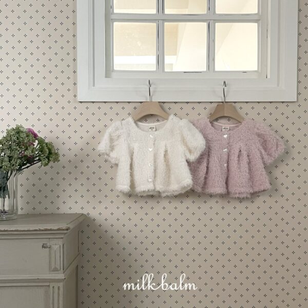 <b>MILKBALM罩衫</b>Winter 부클 가디건 75-125CM