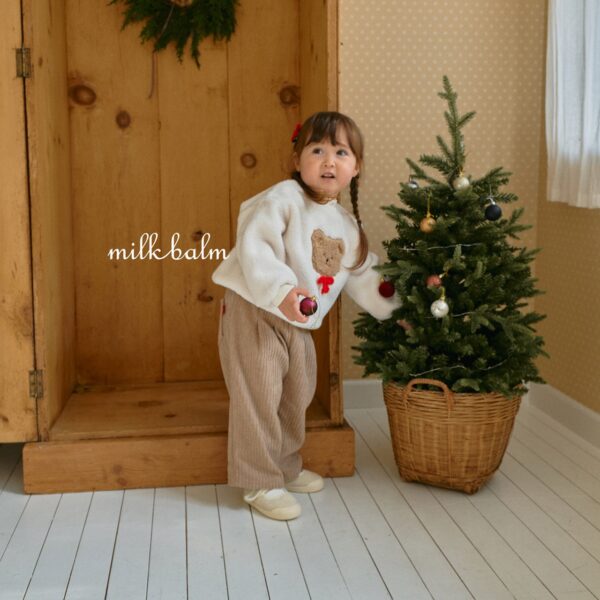 <b>MILKBALM衛衣</b>Winter 곰돌이 자수 75-125CM