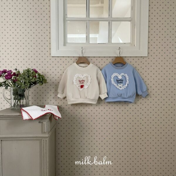 <b>MILKBALM衛衣</b>Winter 하트 맨투맨 75-125CM