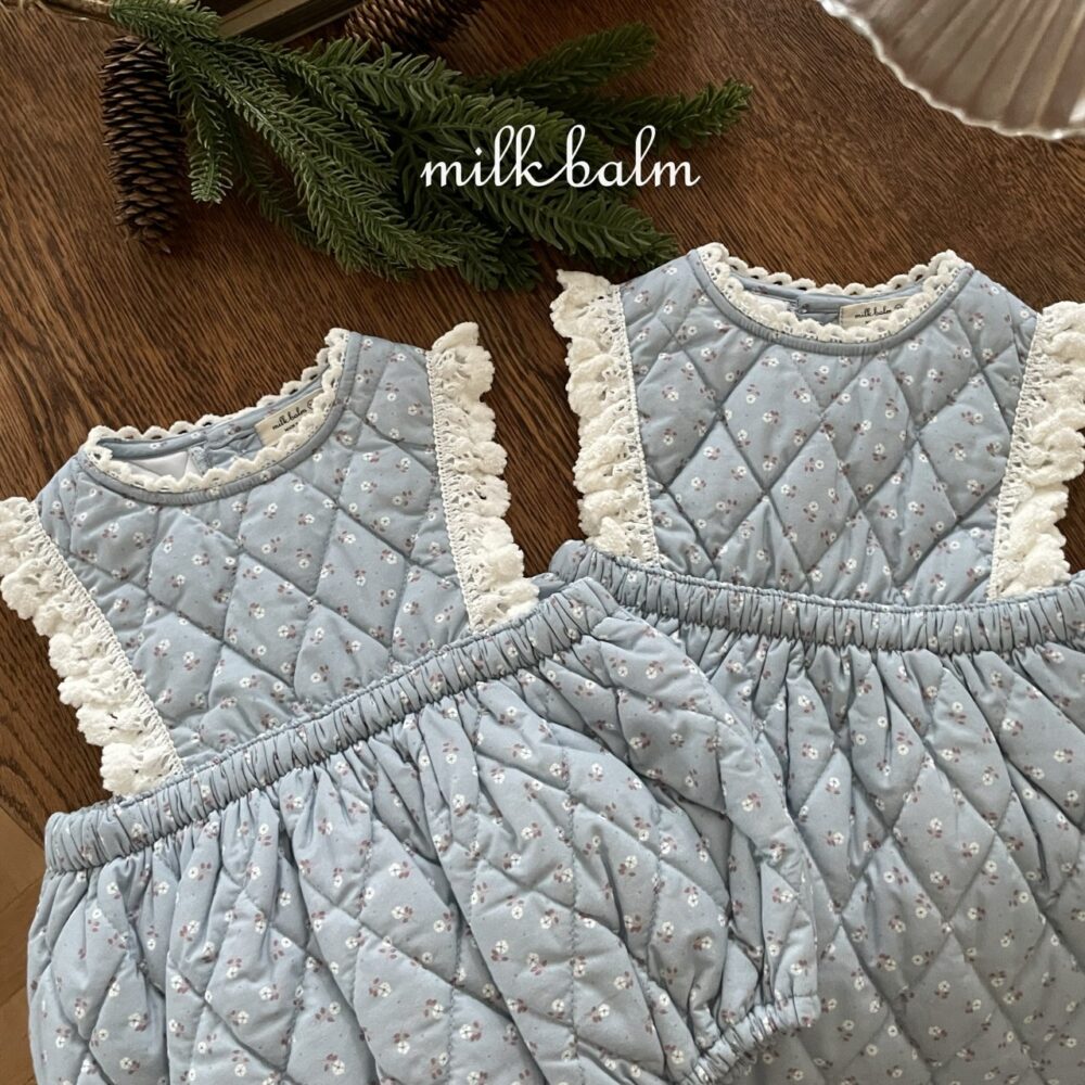 <b>MILKBALM洋裝</b>Winter 로라퀼팅75-125CM