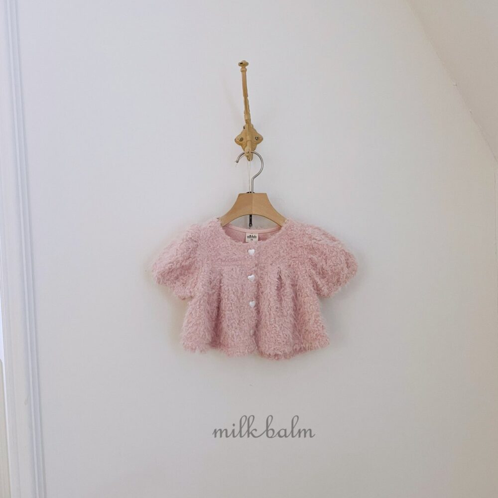 <b>MILKBALM罩衫</b>Winter 부클 가디건 75-125CM