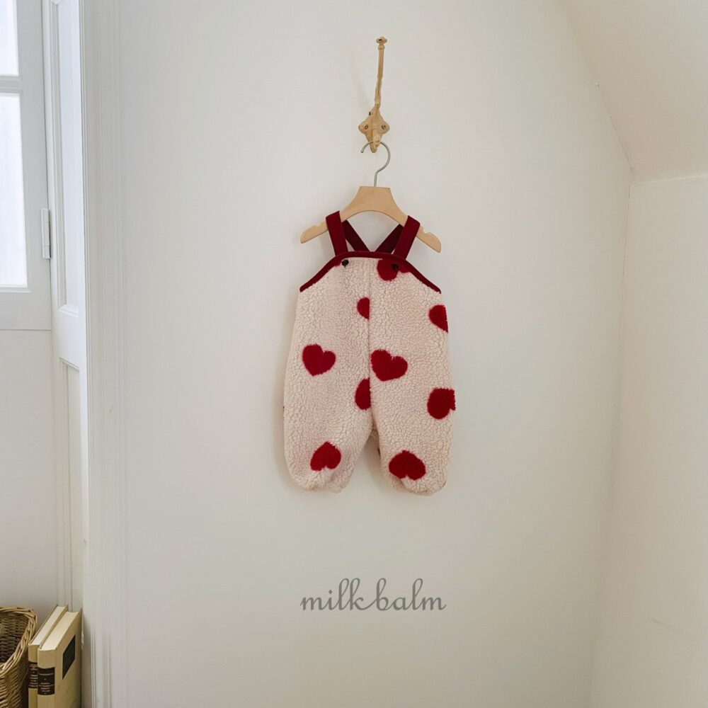 <b>MILKBALM吊帶褲</b>Winter 솜사탕 오버롤 0-18M