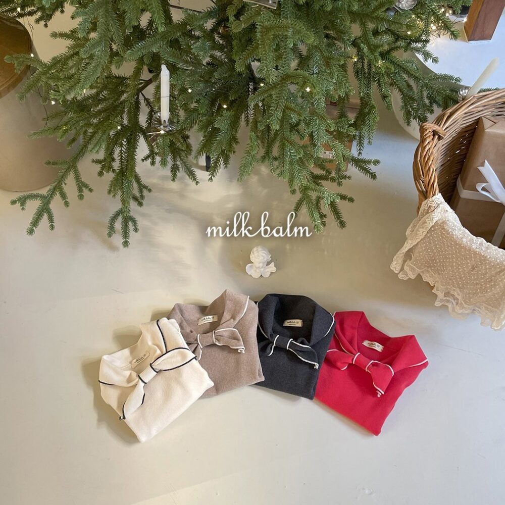 <b>MILKBALM上衣</b>Winter 밀크 세일러티(겨울) 75-125CM