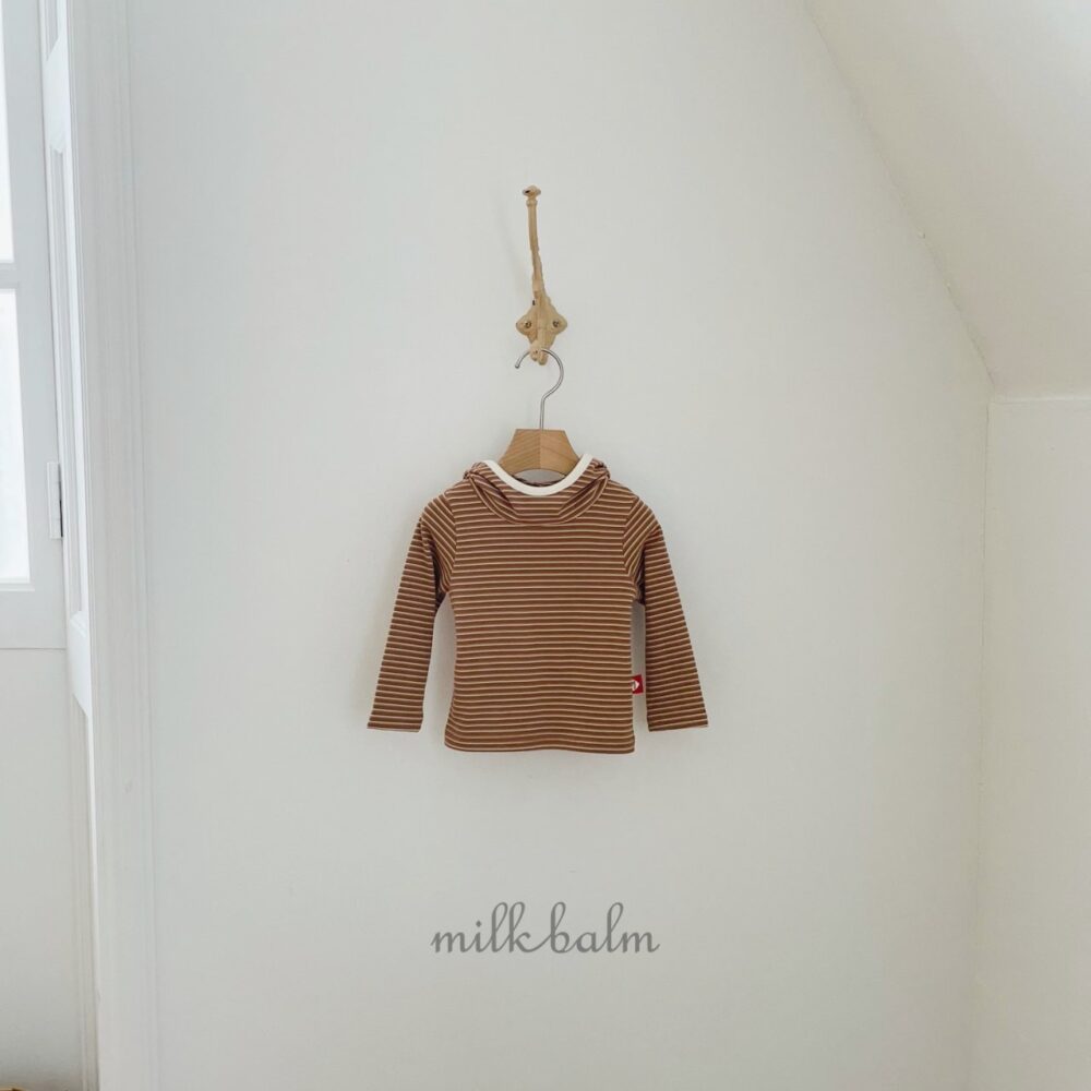 <b>MILKBALM連帽T恤</b>Winter 단가라 후드T 75-125CM