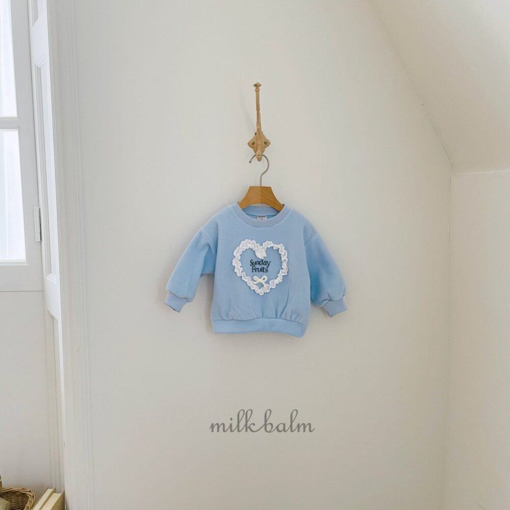<b>MILKBALM衛衣</b>Winter 하트 맨투맨 75-125CM