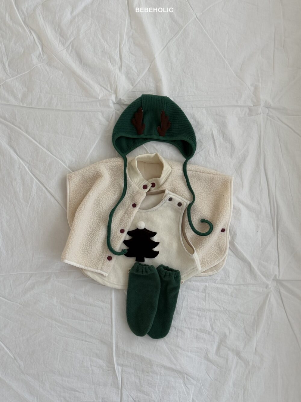 <b>BEBEHOLIC襪子</b>Winter 징글벨니삭스 3-18M