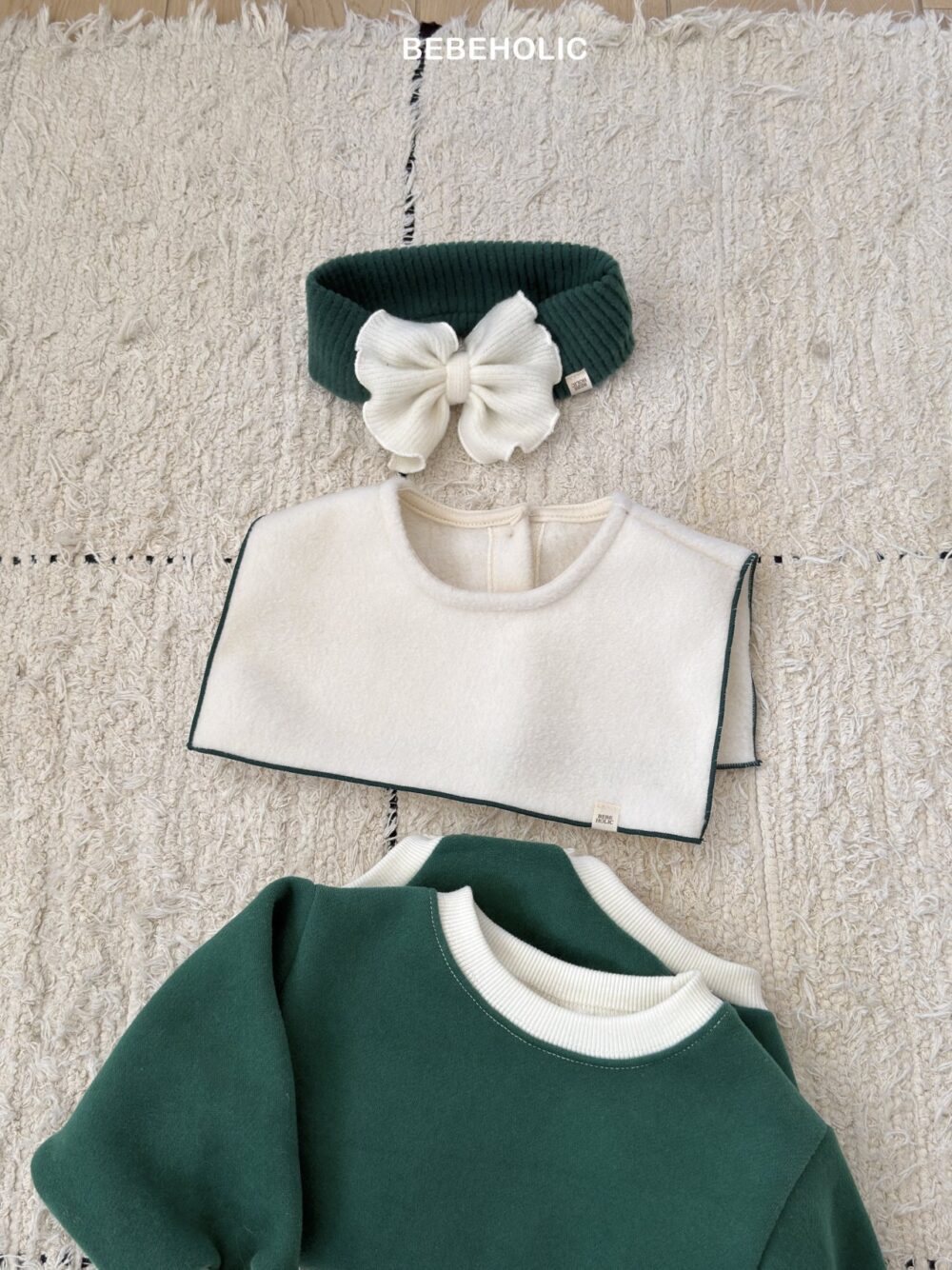 <b>BEBEHOLIC包屁衣</b>Winter 로엘케이프세트  3-18M