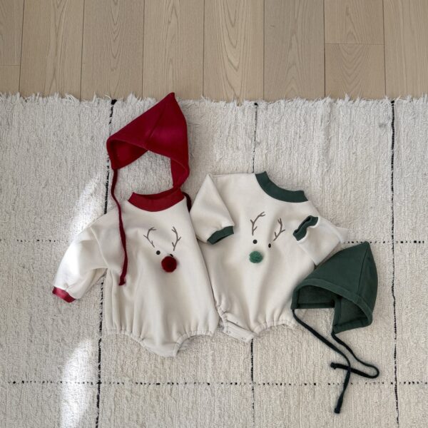 <b>BEBEHOLIC包屁衣</b>Winter 루돌프보넷세트 3-18M