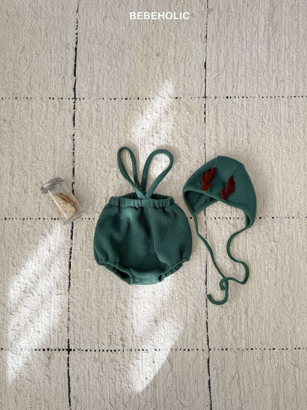 <b>BEBEHOLIC吊帶褲</b>Winter 징글벨멜빵블루머 3-18M