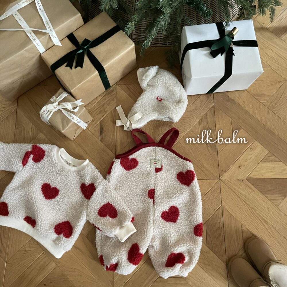 <b>MILKBALM吊帶褲</b>Winter 솜사탕 오버롤 0-18M