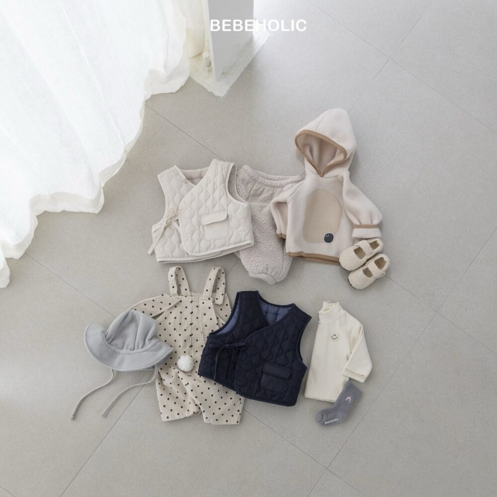 <b>BEBEHOLIC背心</b>Winter항아리퀼팅조끼6-18M