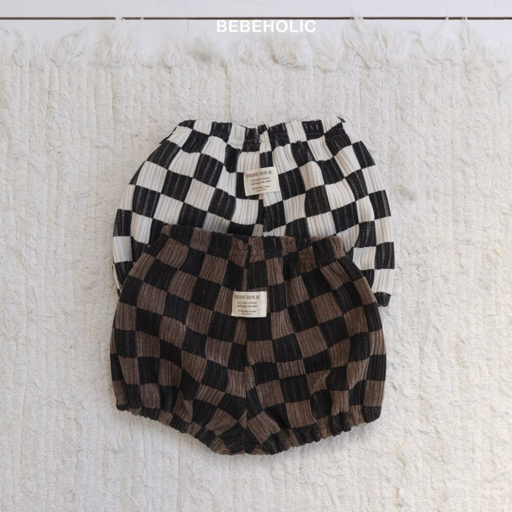 <b>BEBEHOLIC褲子</b>Winter다트체크바지3-18M