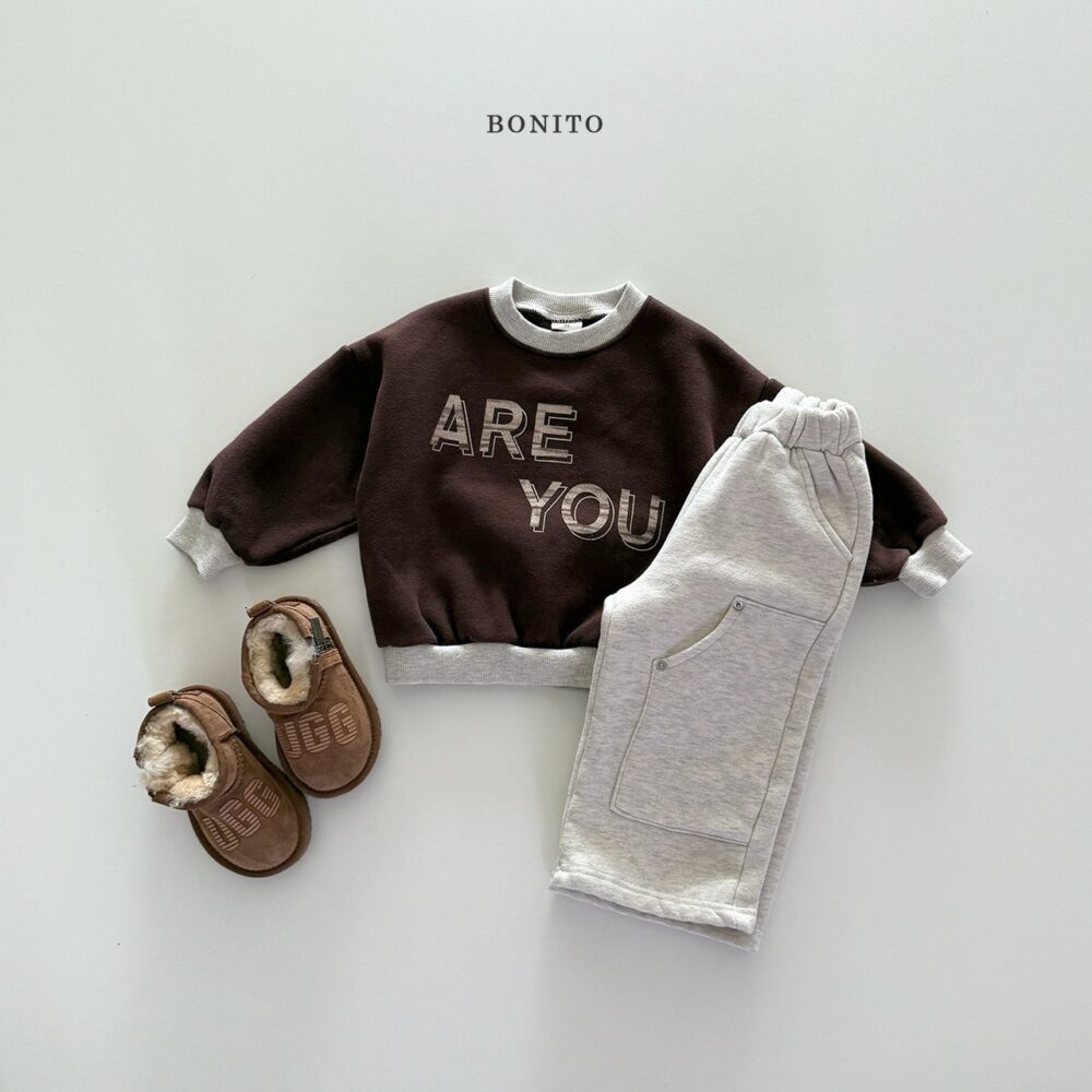 <b>BONITO衛衣</b>Winter알유배색맨투맨 70-140CM