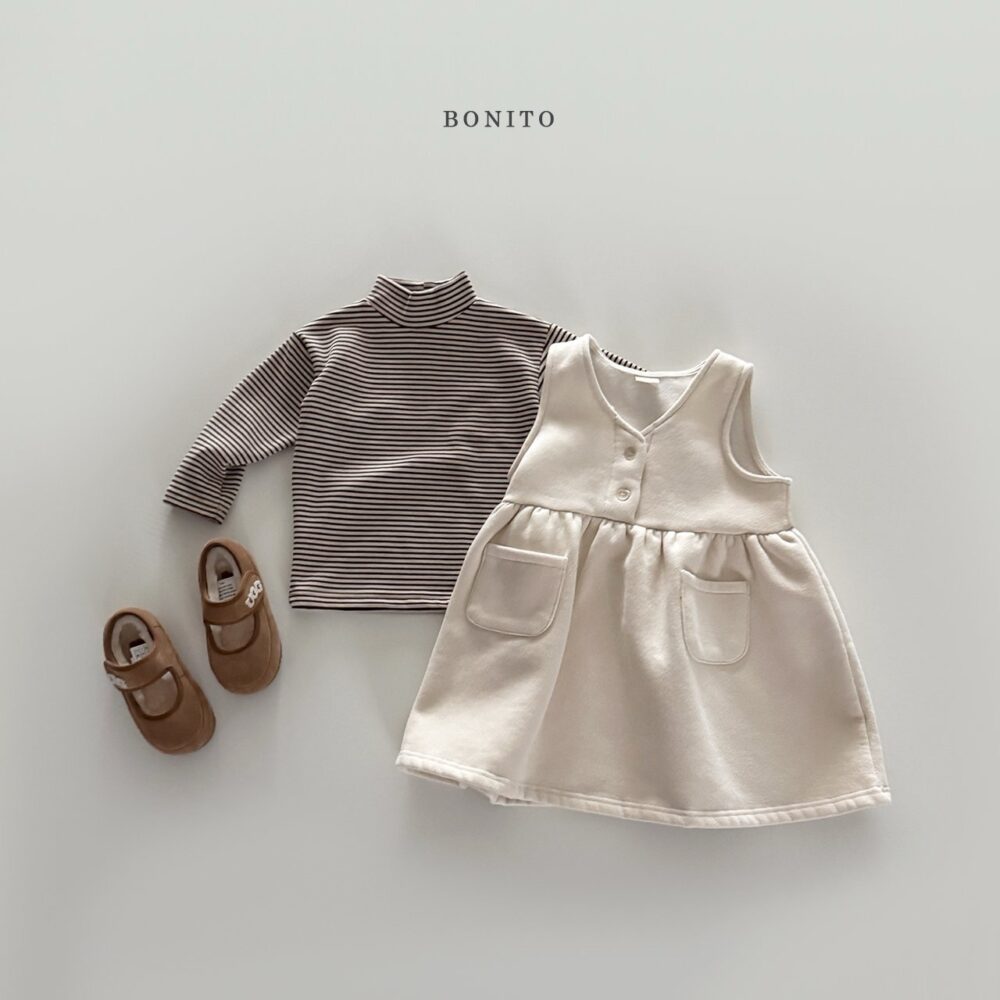 <b>BONITO上衣</b>Winter기모목폴라70-140CM灰藍米